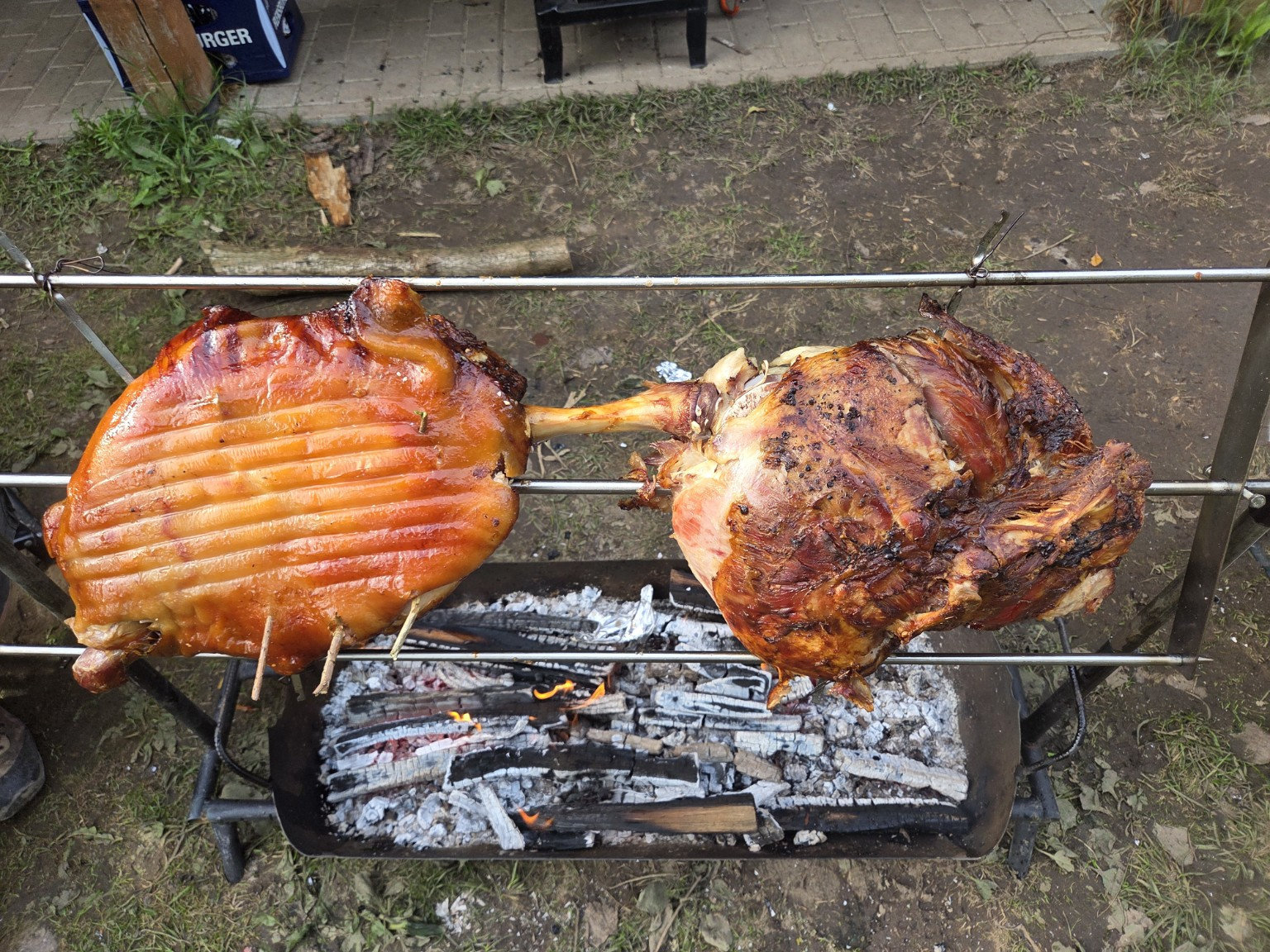 Braten vom Spieß